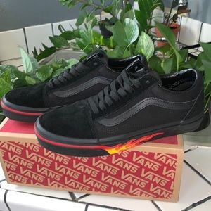 black suede vans